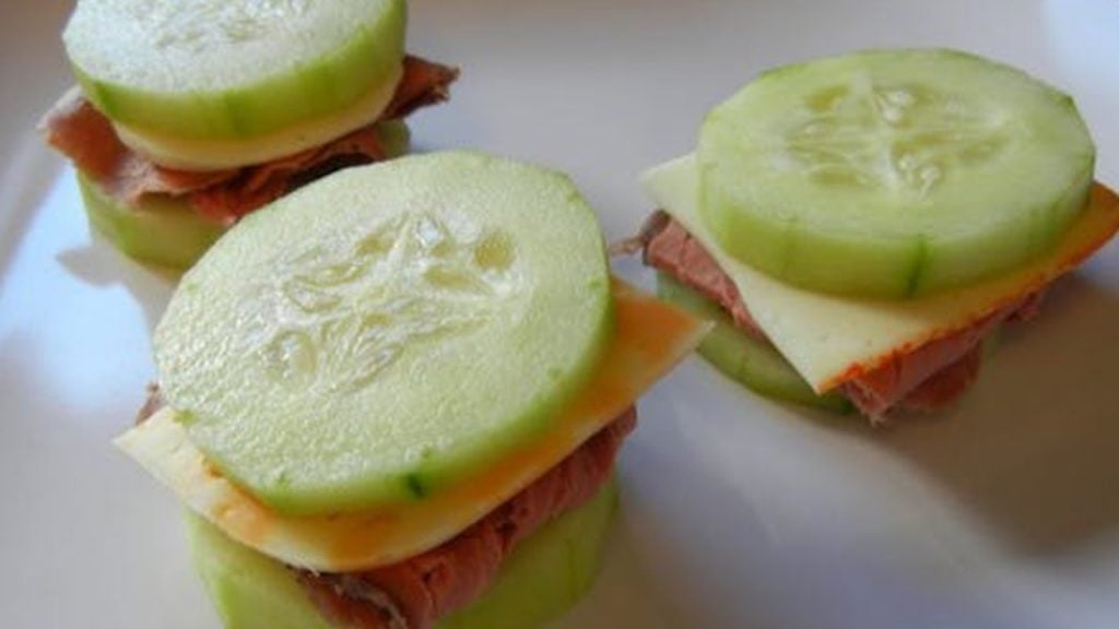 cucumber bites sandwich, top-pinned sandwich on Pinterest