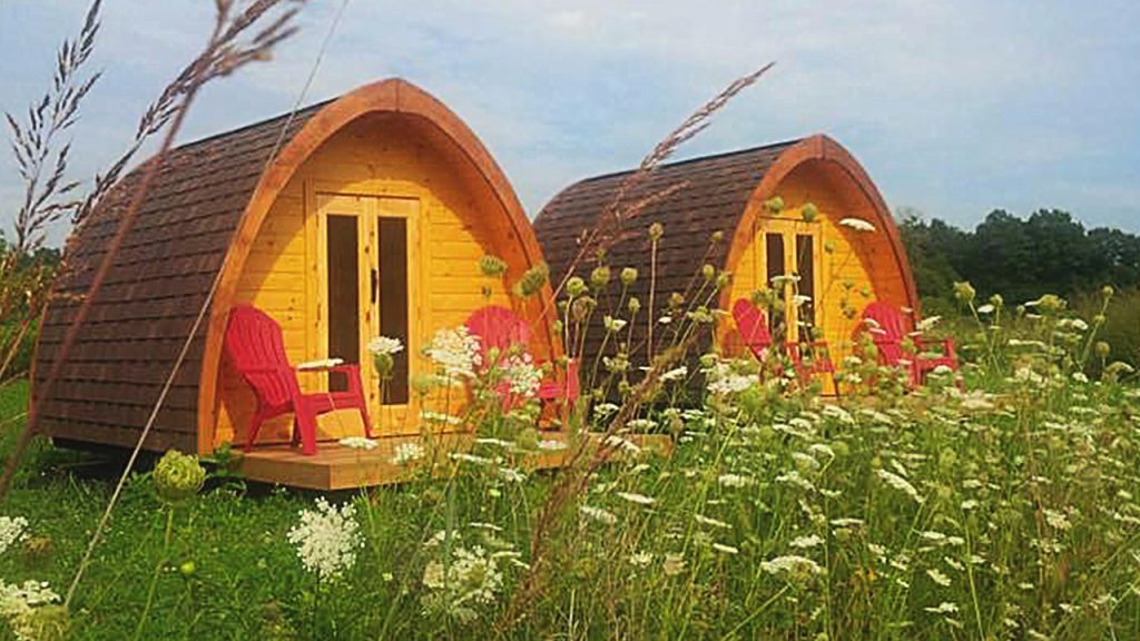Camping Pods at Long Point Eco-Adventures in Norfolk County, ON