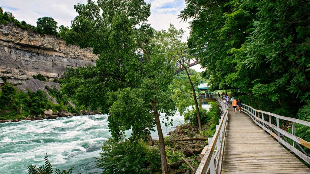 The White Water Walk in the Niagara Region of Ontario