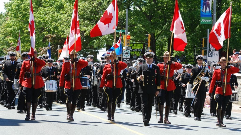 canada day marching band