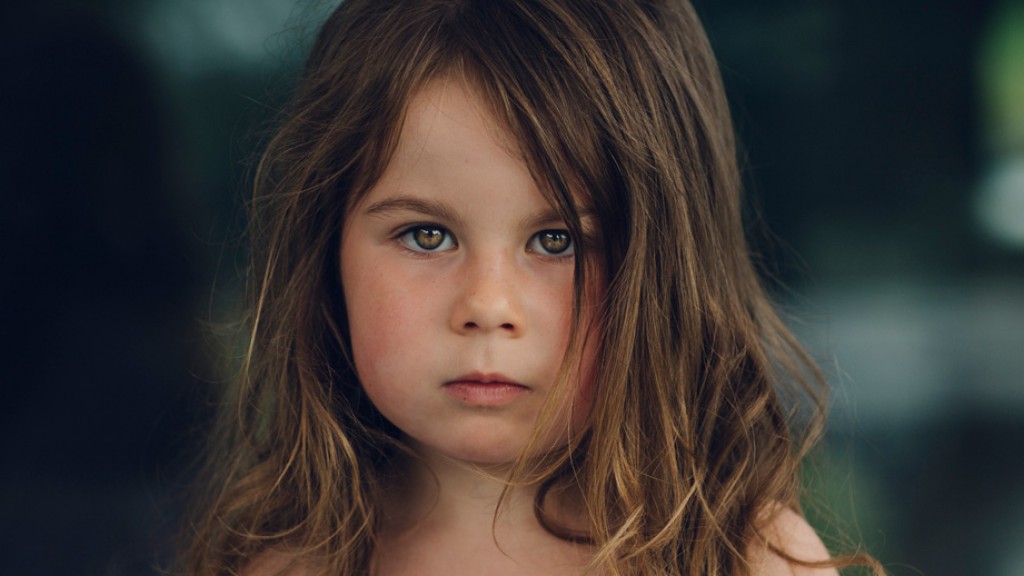 Little girl looking sad