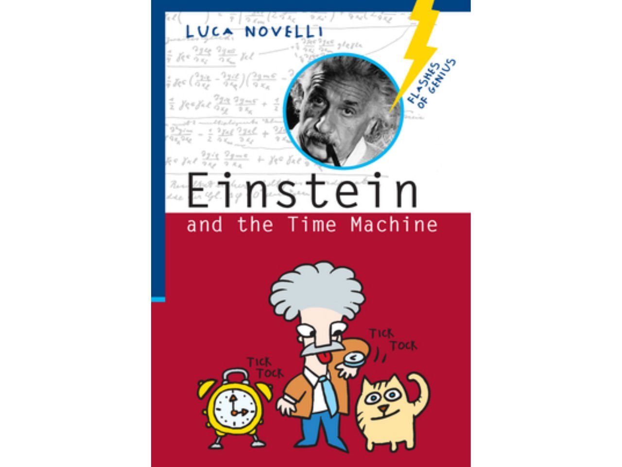 cover of a book about Einstein