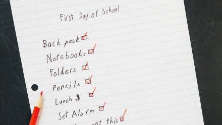 A list of school supplies