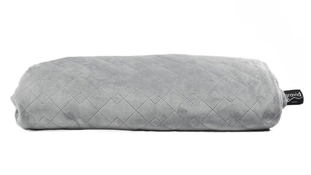 gravid weighted blanket in grey