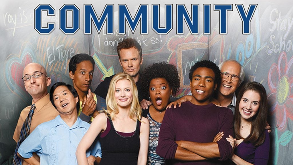 Promo image for the TV show, Community