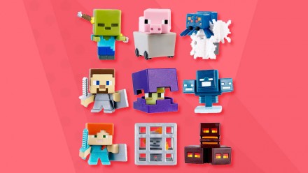 minifigures based on things from Minecraft