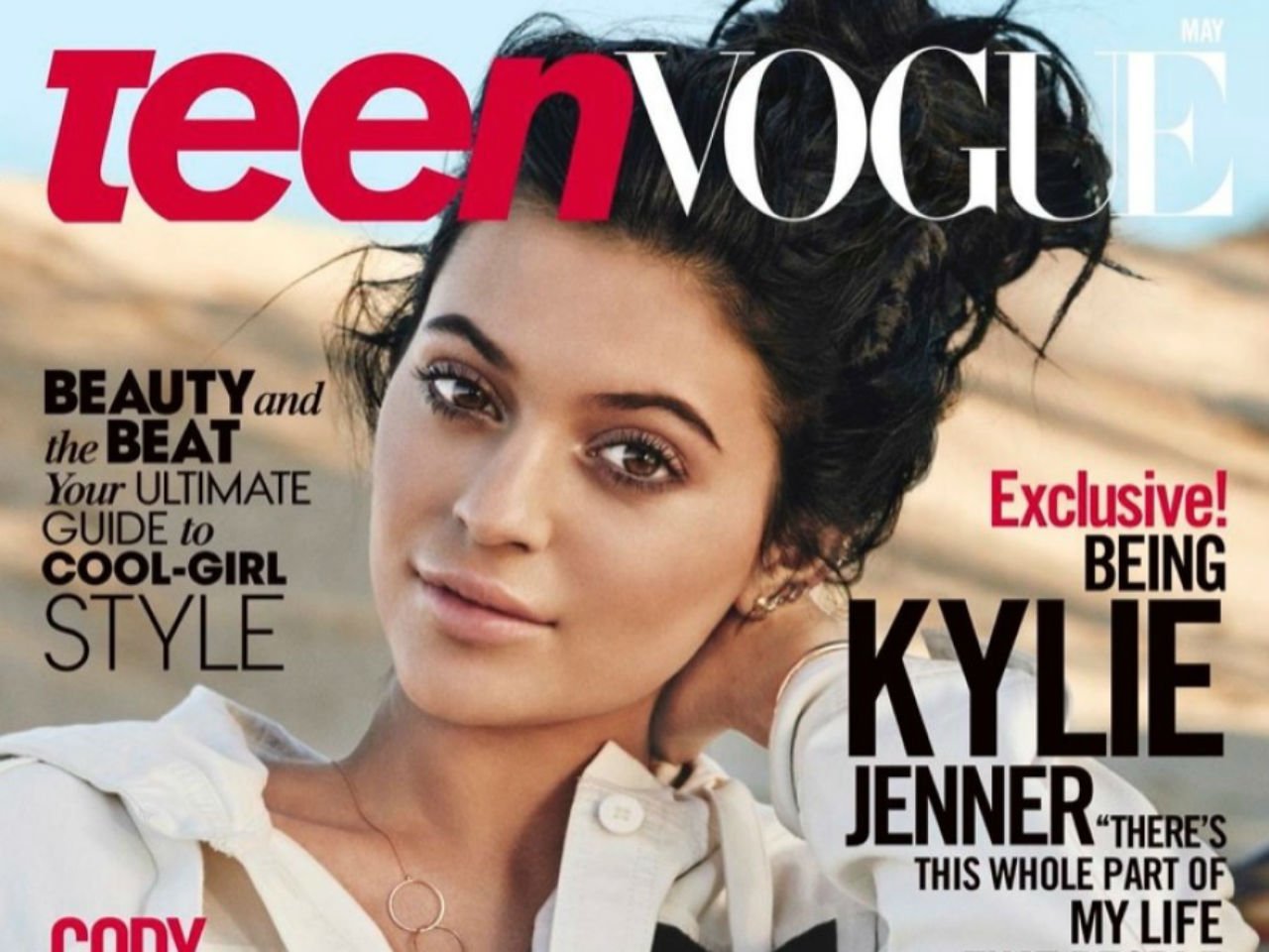 Kylie Jenner's Teen Vogue magazine cover photo 