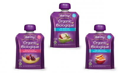 Heinz Baby Organic purees