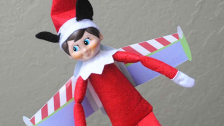 pictures of black elf on the shelf