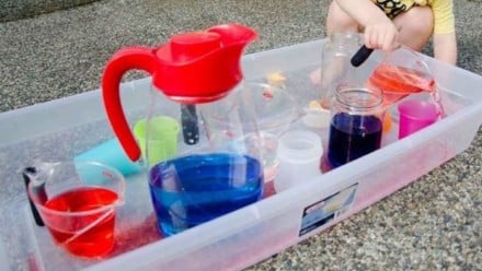 Pouring Station, as seen on Pinterest