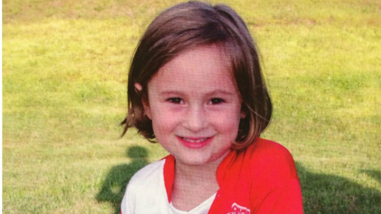 Isabelle's daughter at her soccer game