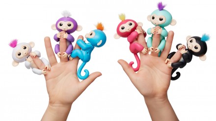 Fingerlings monkeys on fingers