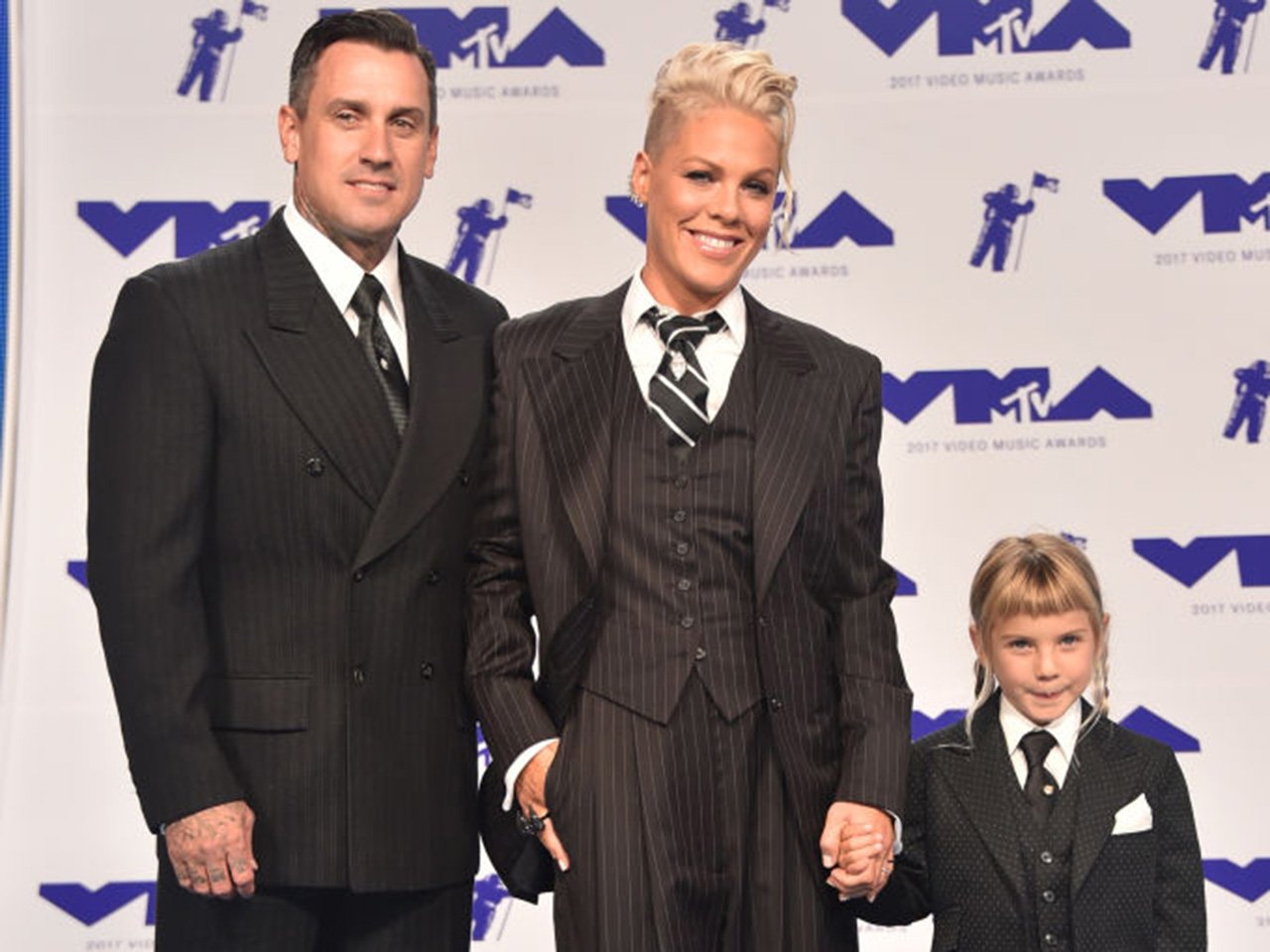 Pink, her husband Carey Hart and daughter Willow