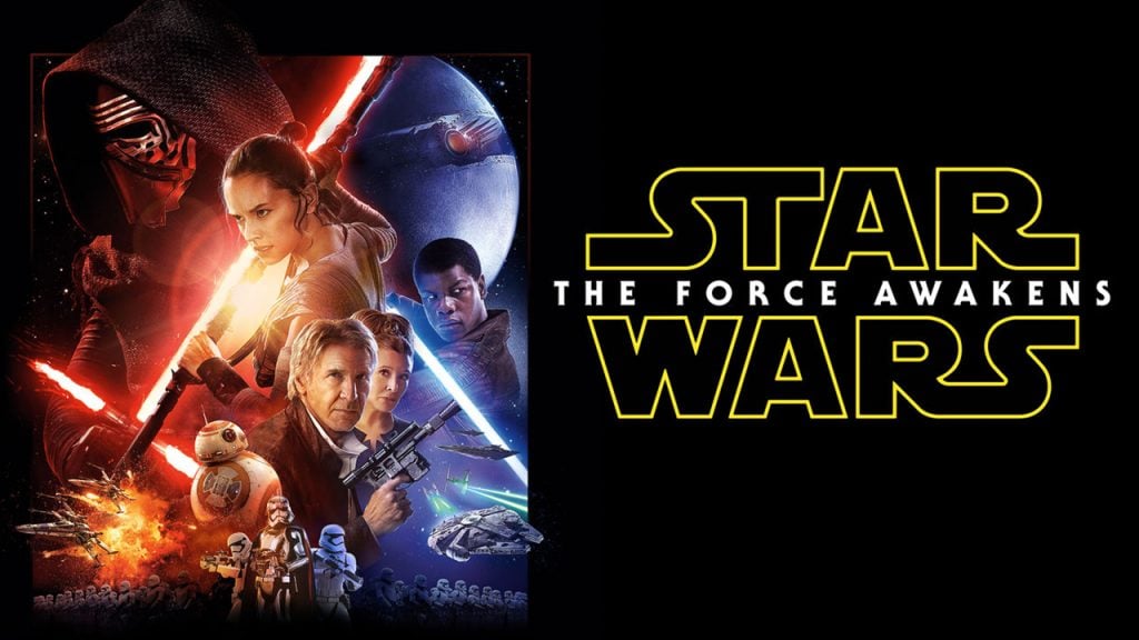 Promo poster for Star Wars the Force Awakens