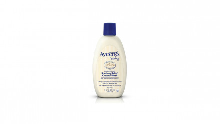 Bottle of Aveeno Baby Soothing Relief Creamy Wash