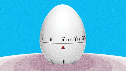 illustration of egg timer