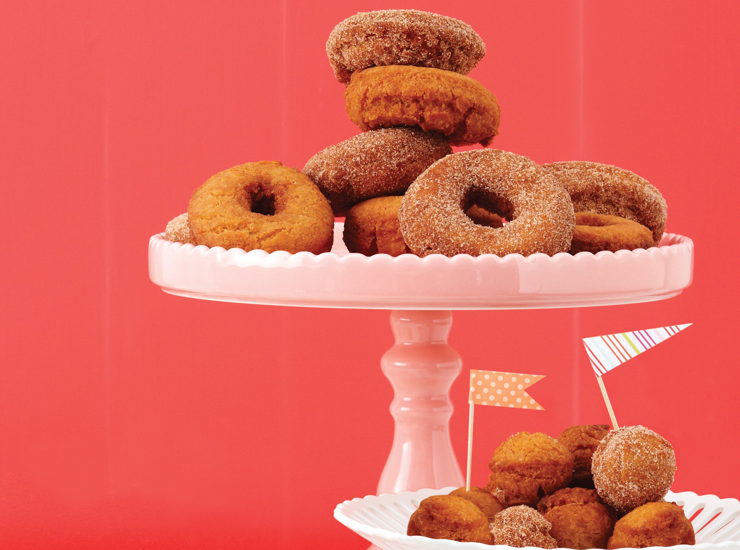Old-Fashioned Cake Donut Rings and Holes