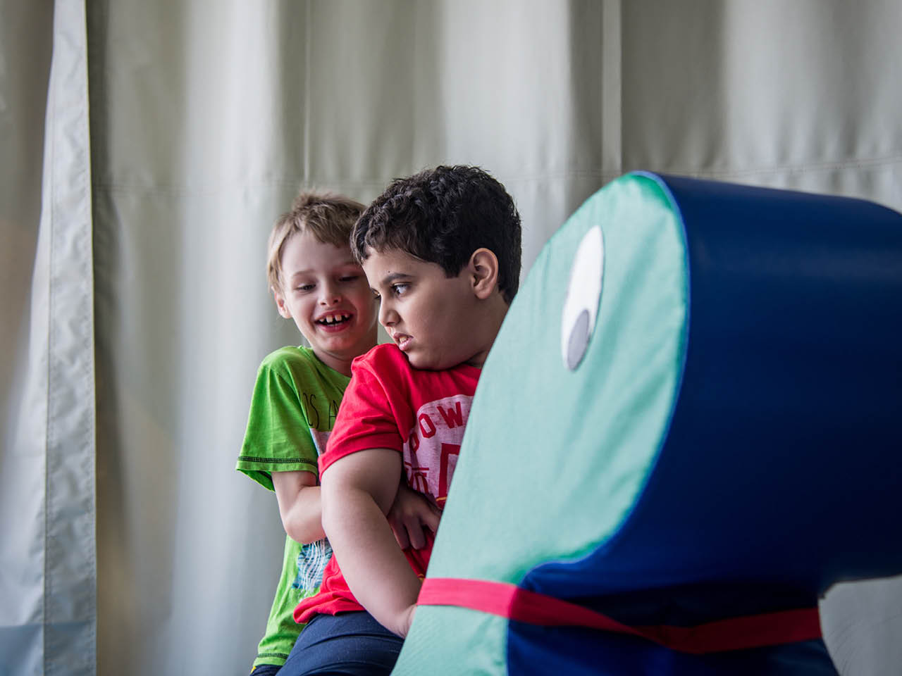 Autism Town - Gallery Image 4 - Christopher and Elyas: Kids with ASD are often soothed by rocking