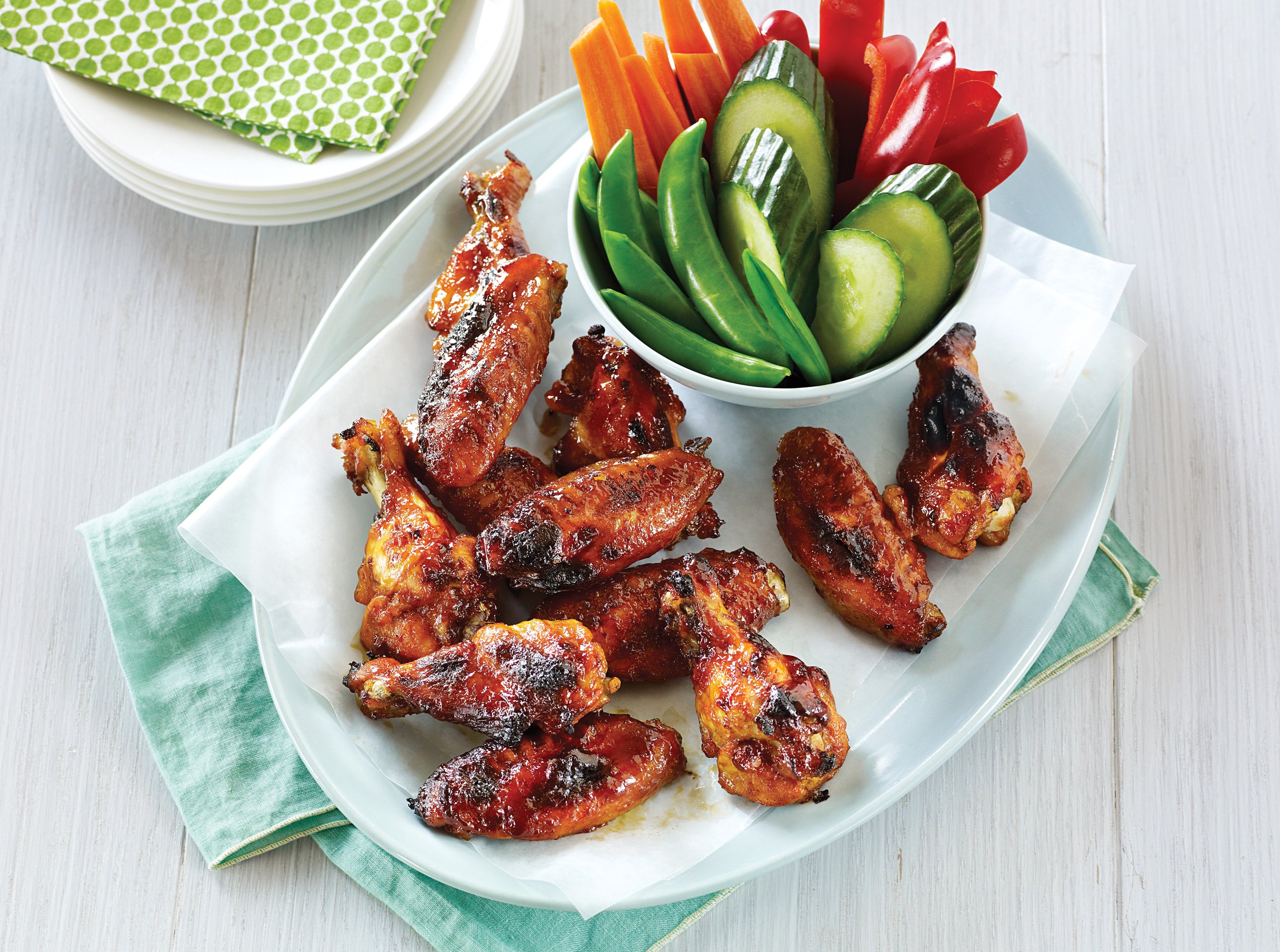 Easy Barbecue Chicken Wings