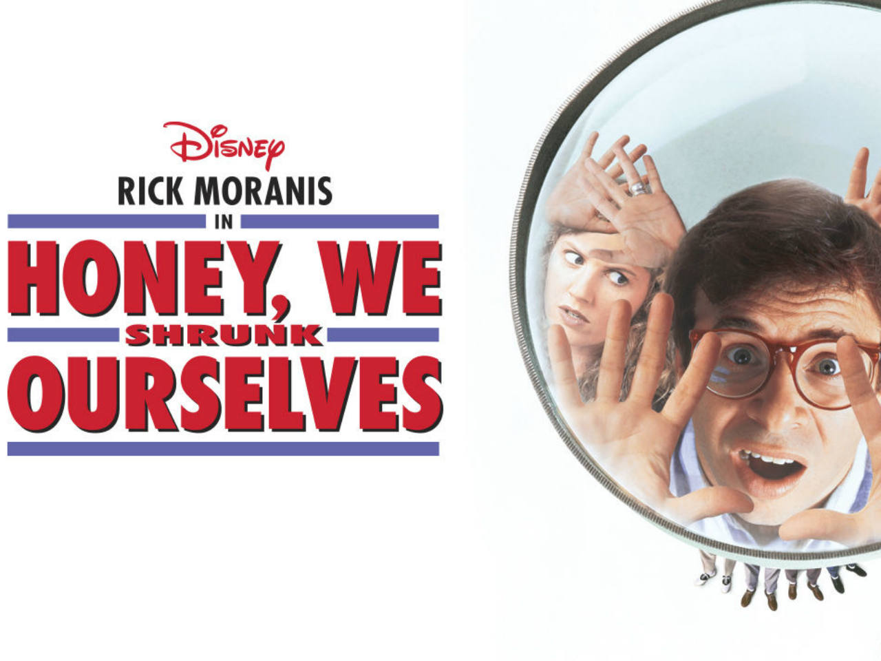 A movie poster of the kids' movie Honey we shrunk ourselves