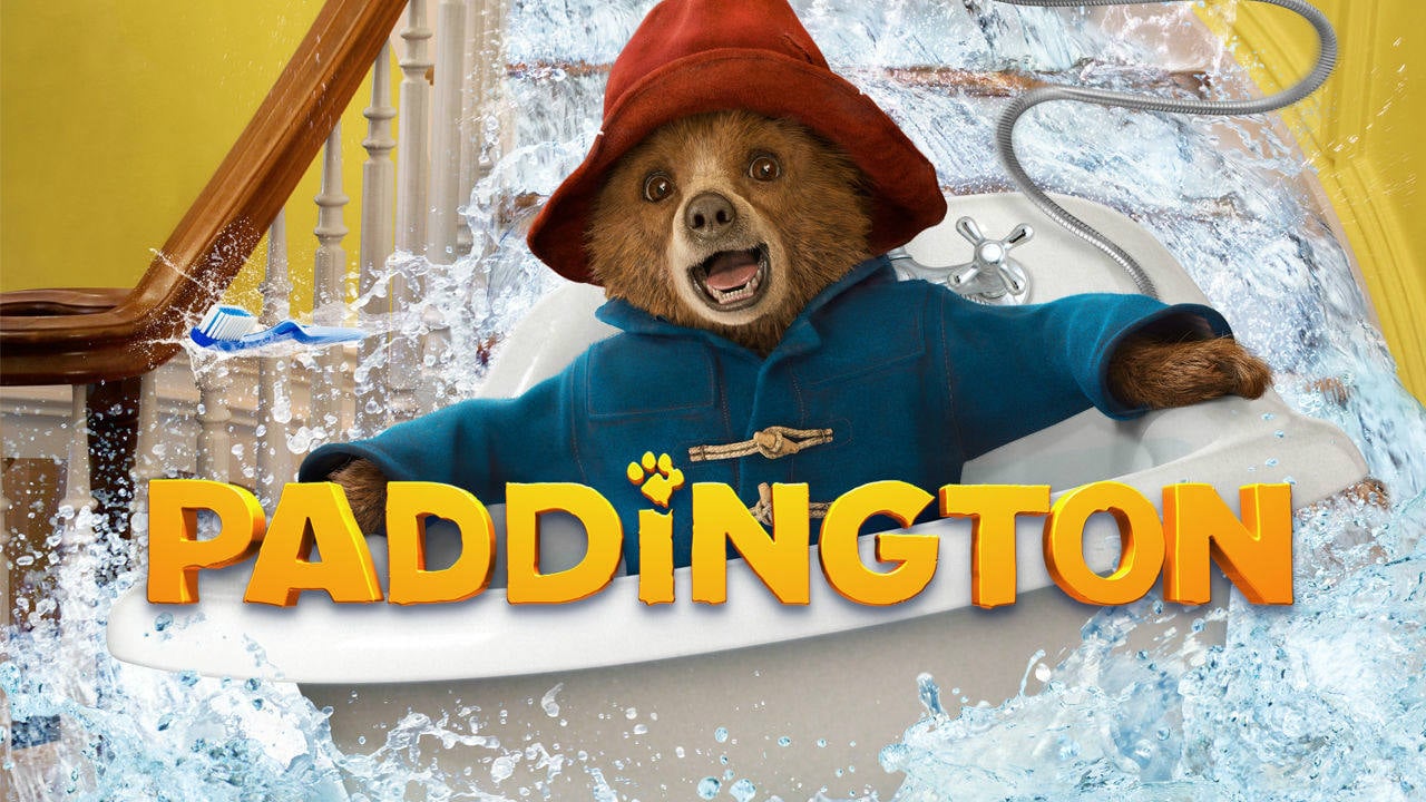 A movie poster of the kids' movie Paddington 
