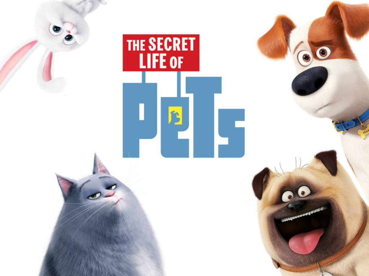 Movie poster for the kids' movie Secret Life of Pets