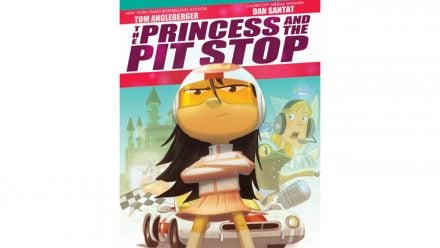Book cover of a empowering character in front of a car
