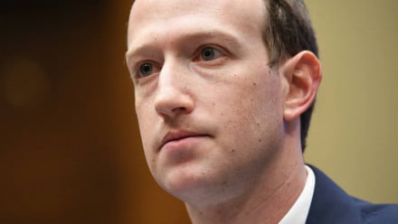 Mark Zuckerberg looking tense and not smiling