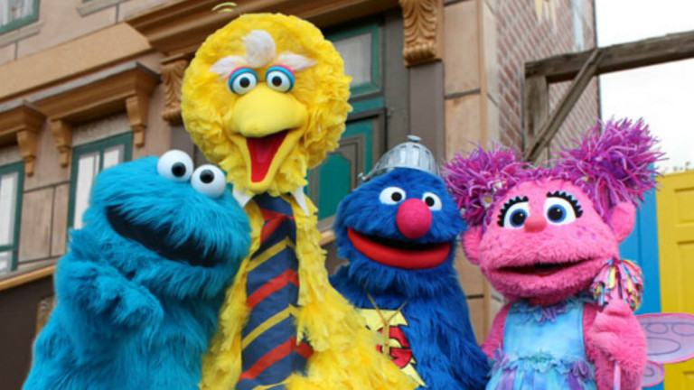 Sesame Street characters.