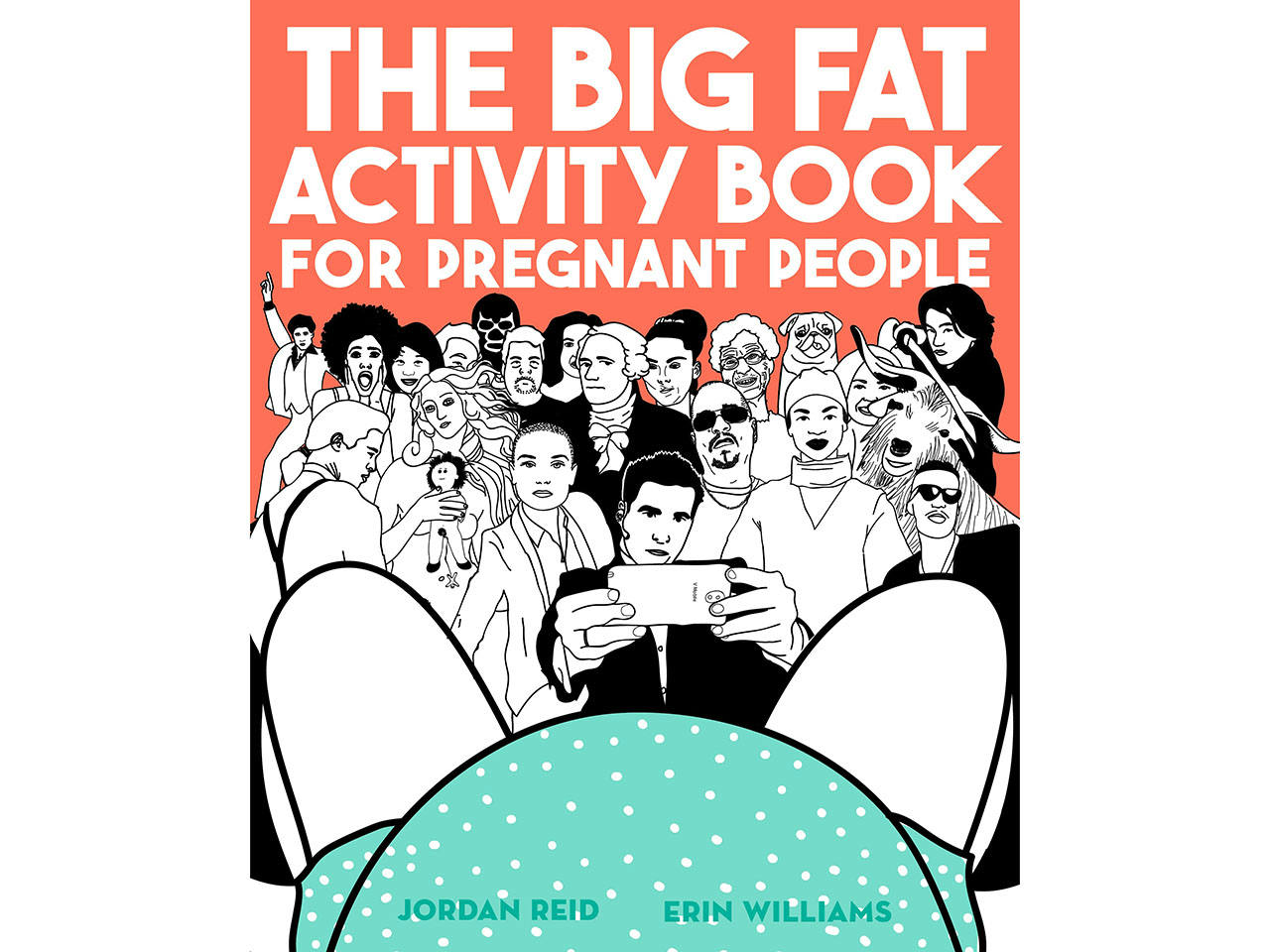 Cover of the pregnancy book Big Fat Activity Book for Pregnant People 