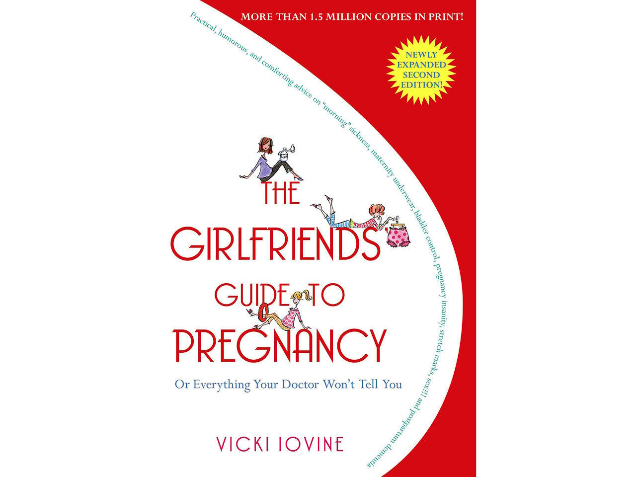 The cover of the pregnancy book The Girlfriend's guide to pregnancy