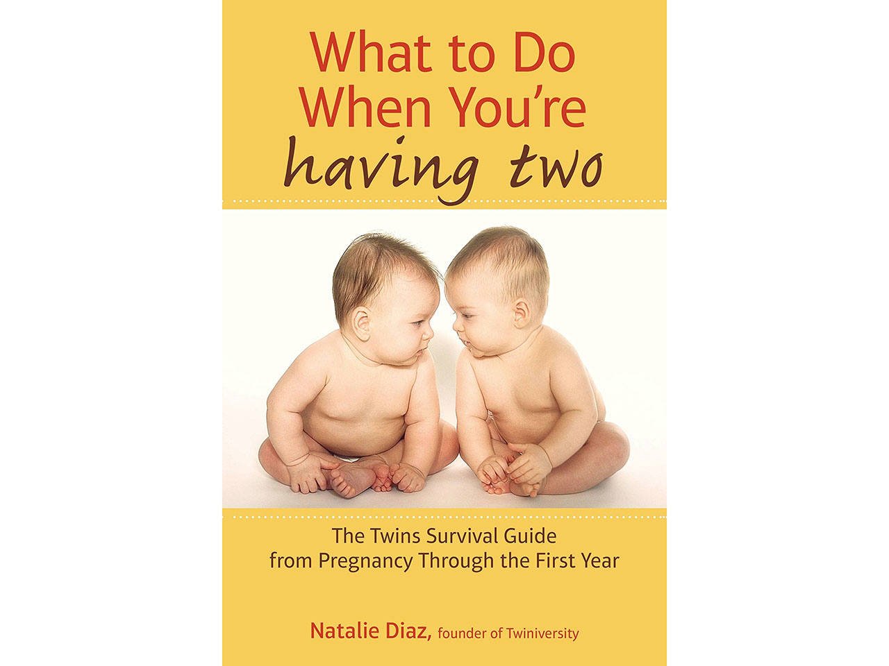 Cover of the pregnancy book What to do when you're having two