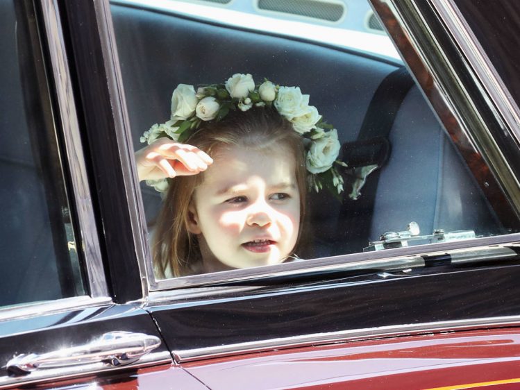 Prince George and Princess Charlotte steal the show at the royal wedding