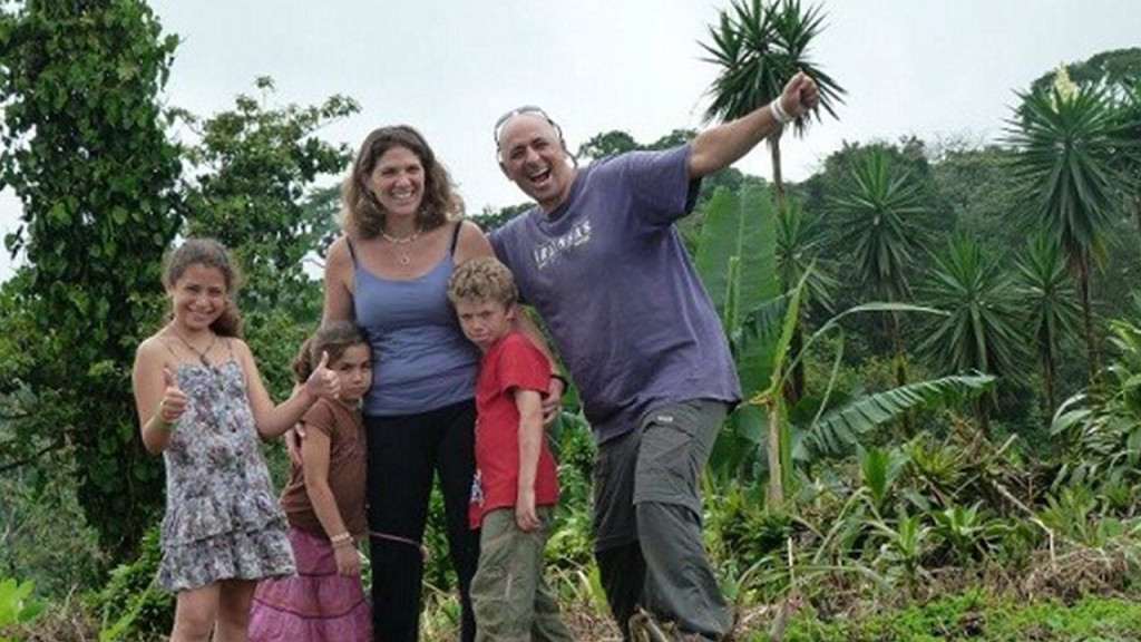 The Klaf family travelling through Costa Rica