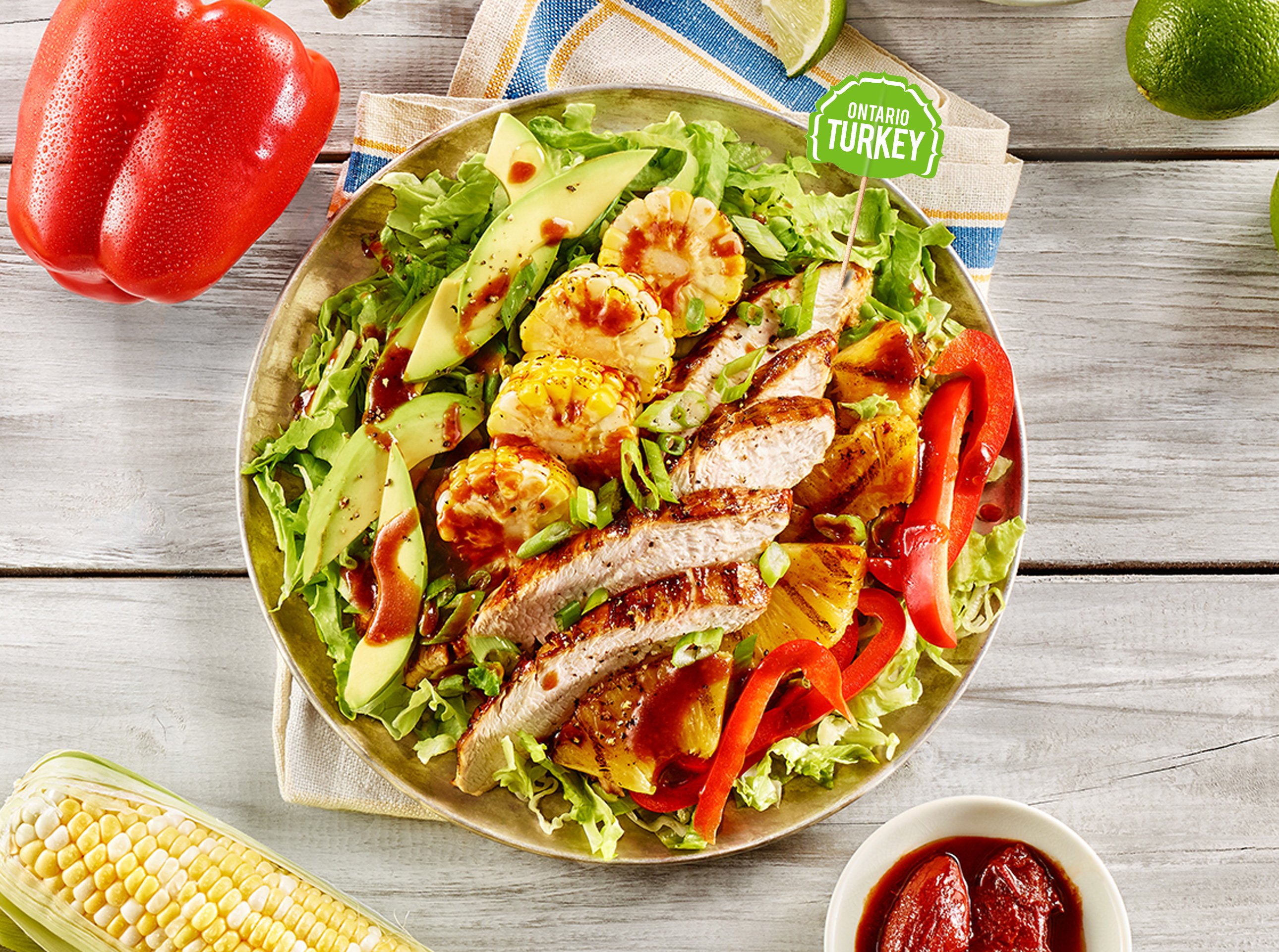 California Grilled Turkey Chef’s Salad