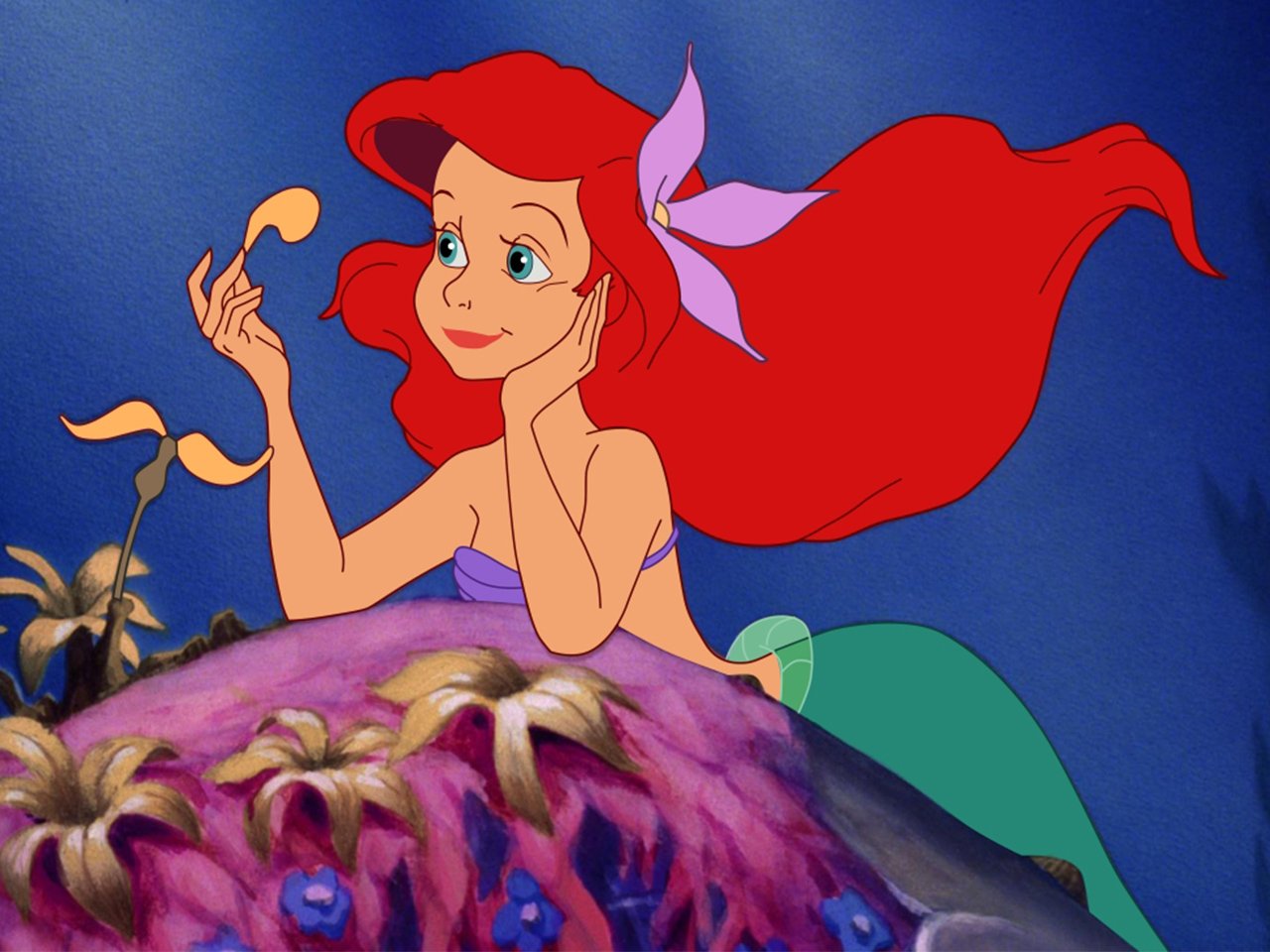 A still from the kids' animated movie The Little Mermaid
