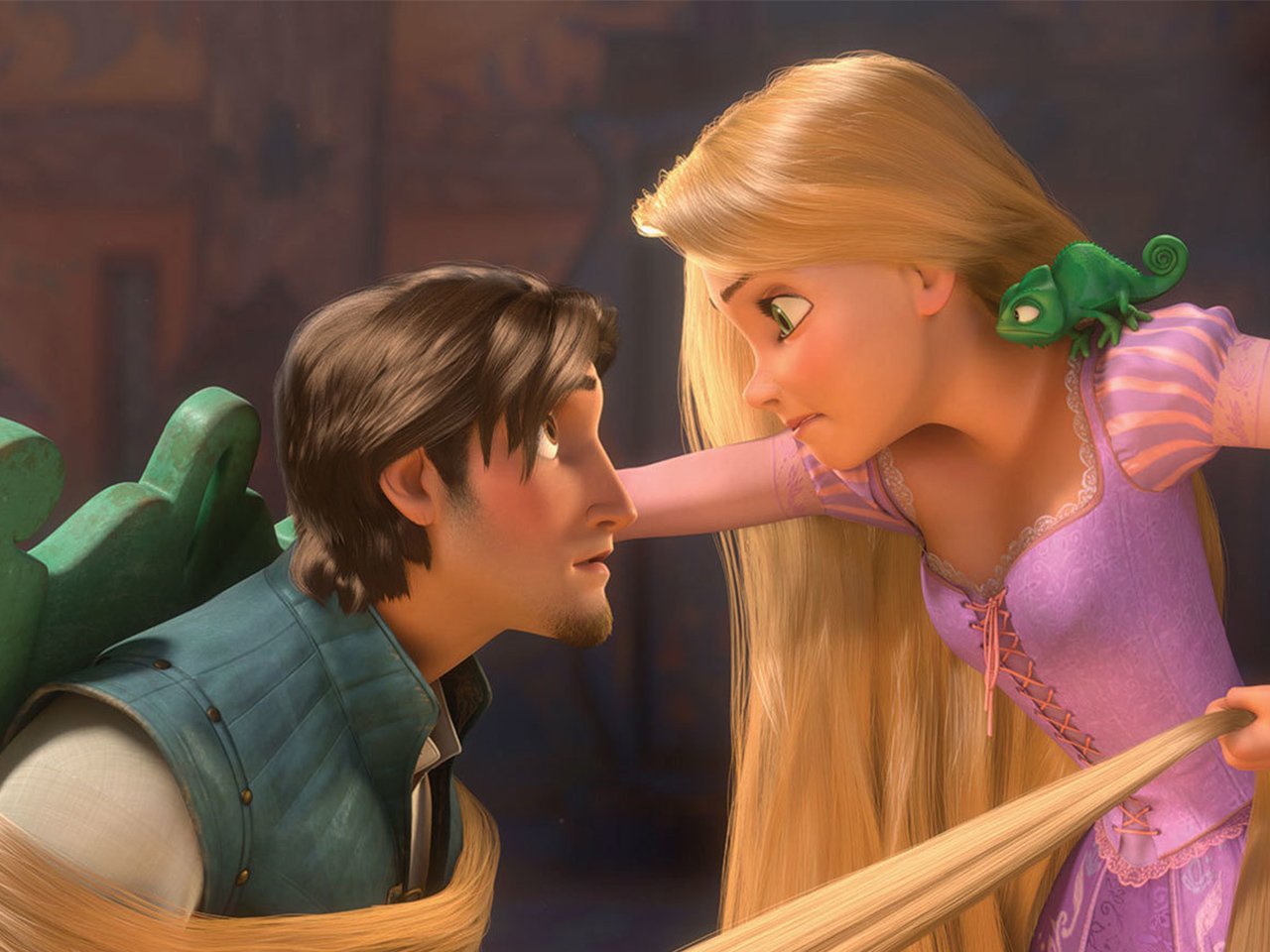 A still from the kids' animated movie Tangled