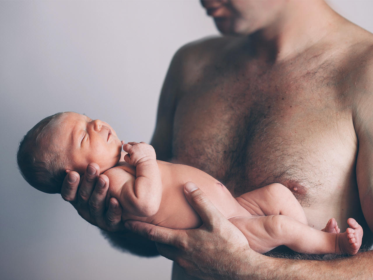 This dad was the first to breastfeed