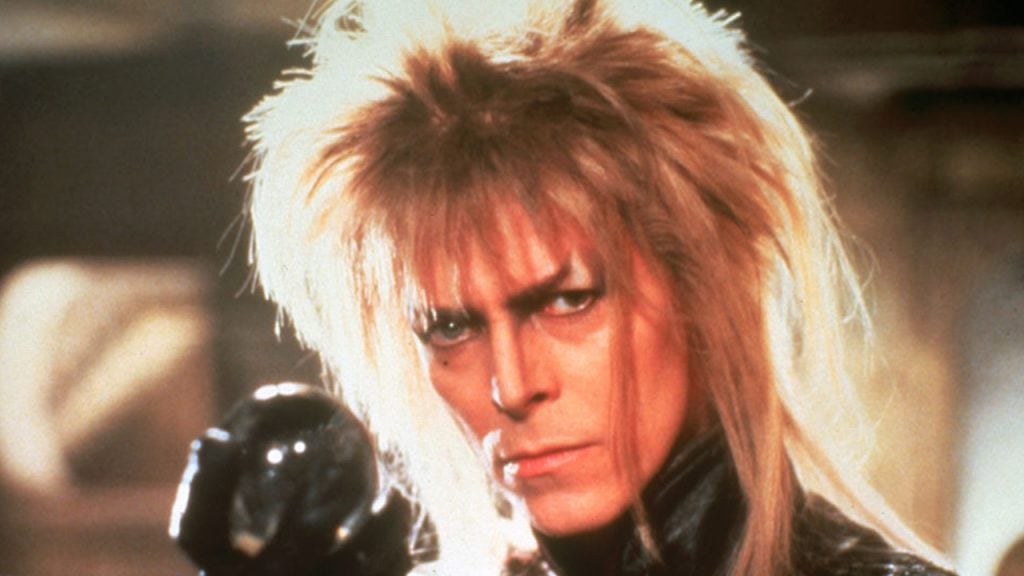Promo image for Labyrinth showing a man with a mullet