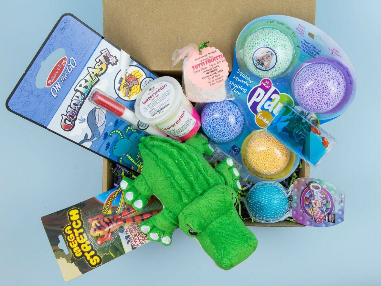 subscription box for kids of sensory toys