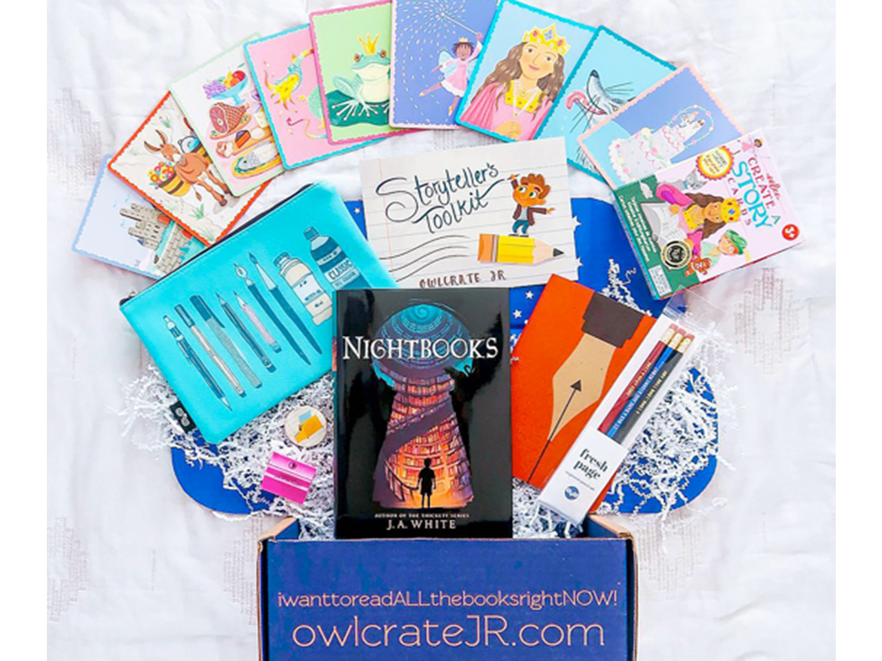 books and magic-themed subscription box for kids