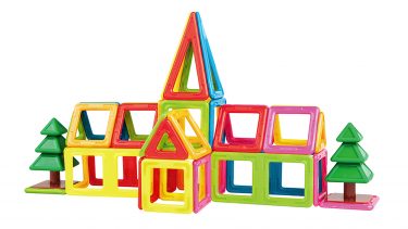 Magformers My First 100 PC Set: A 100-piece set of colourful magnetic shapes that can create 3D structures