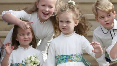 The bridal party after Princess Eugenie and Jack's wedding