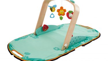 Hape Portable Baby Gym: A portable mat for babies to lie down and play on