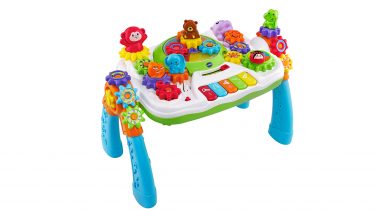 VTech GearZooz 2-in-1 Jungle Friends Gear Park: A gear-themed activity board toy that teaches kids about animals, numbers and colours