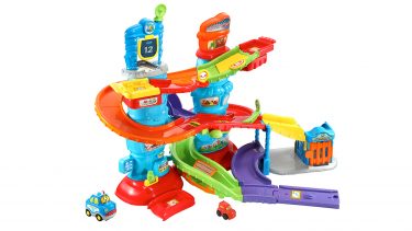 VTech Go! Go! Smart Wheels Launch Chase and Police Tower: A three-level car track toy
