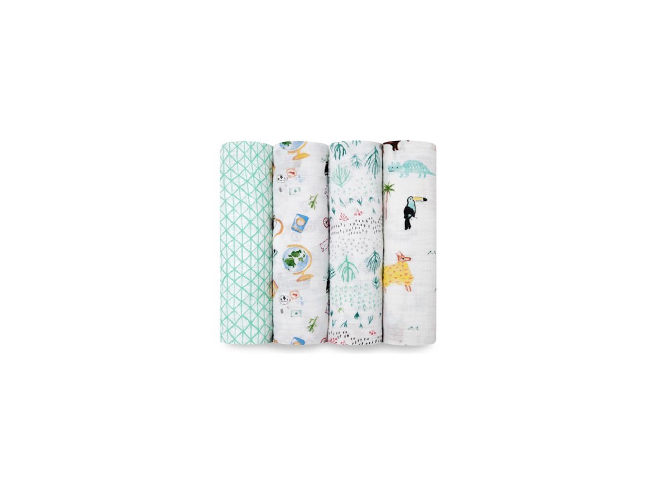 aden + anais classic swaddles around the world 4 pack
