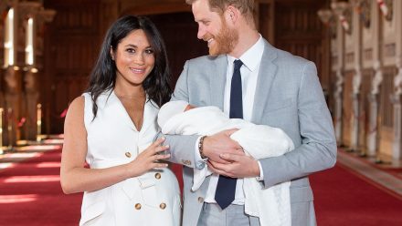 Meghan Markle and Prince Harry first photos with royal baby