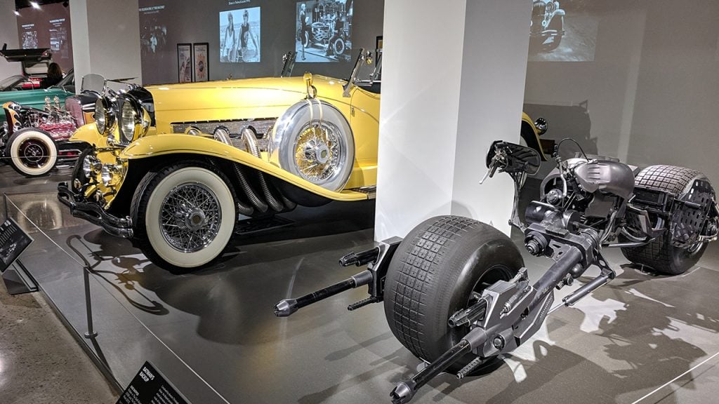 Cars in the Petersen Museum