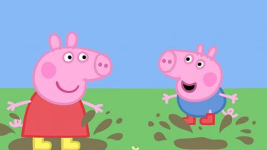 peppa pig and her brother George